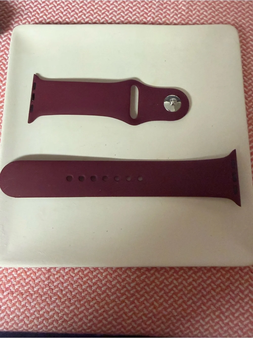 Berry Silicone Watch Band - Fits Smart Watches 42 mm